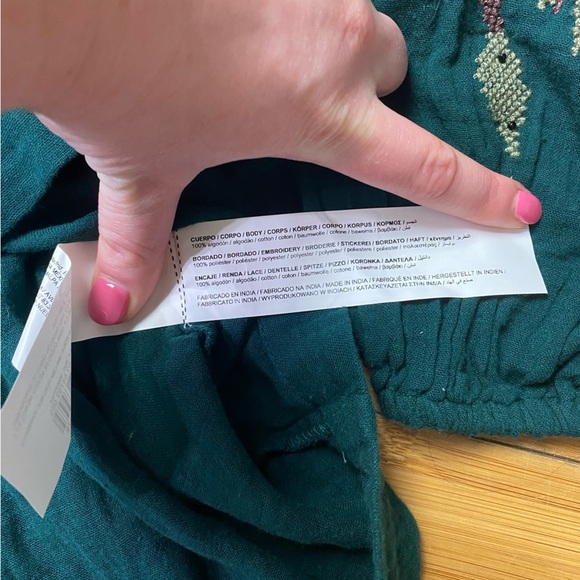 Sfera embroidered and beaded casual blouse - Picture 11 of 12